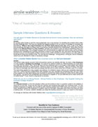 Sample Questions and Answers
